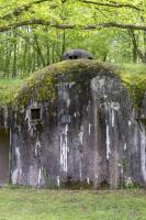 Ligne Maginot - HEIDENBUCKEL - (Abri) - La caponnière centrale surmontée de l'unique cloche GFM