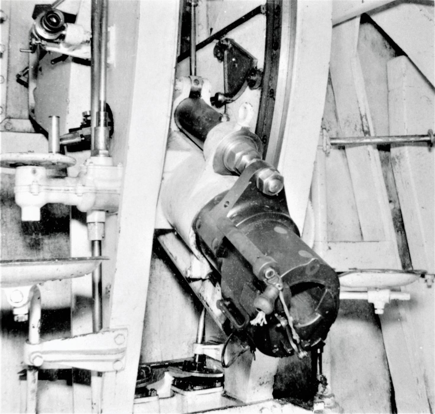 Ligne Maginot - Canon-obusier de 75 mm modèle 1932 sous casemate (75 32) - Ouvrage de Fermont bloc 4
Tube dotée d'une culasse Nordenfeld
Culasse ouverte