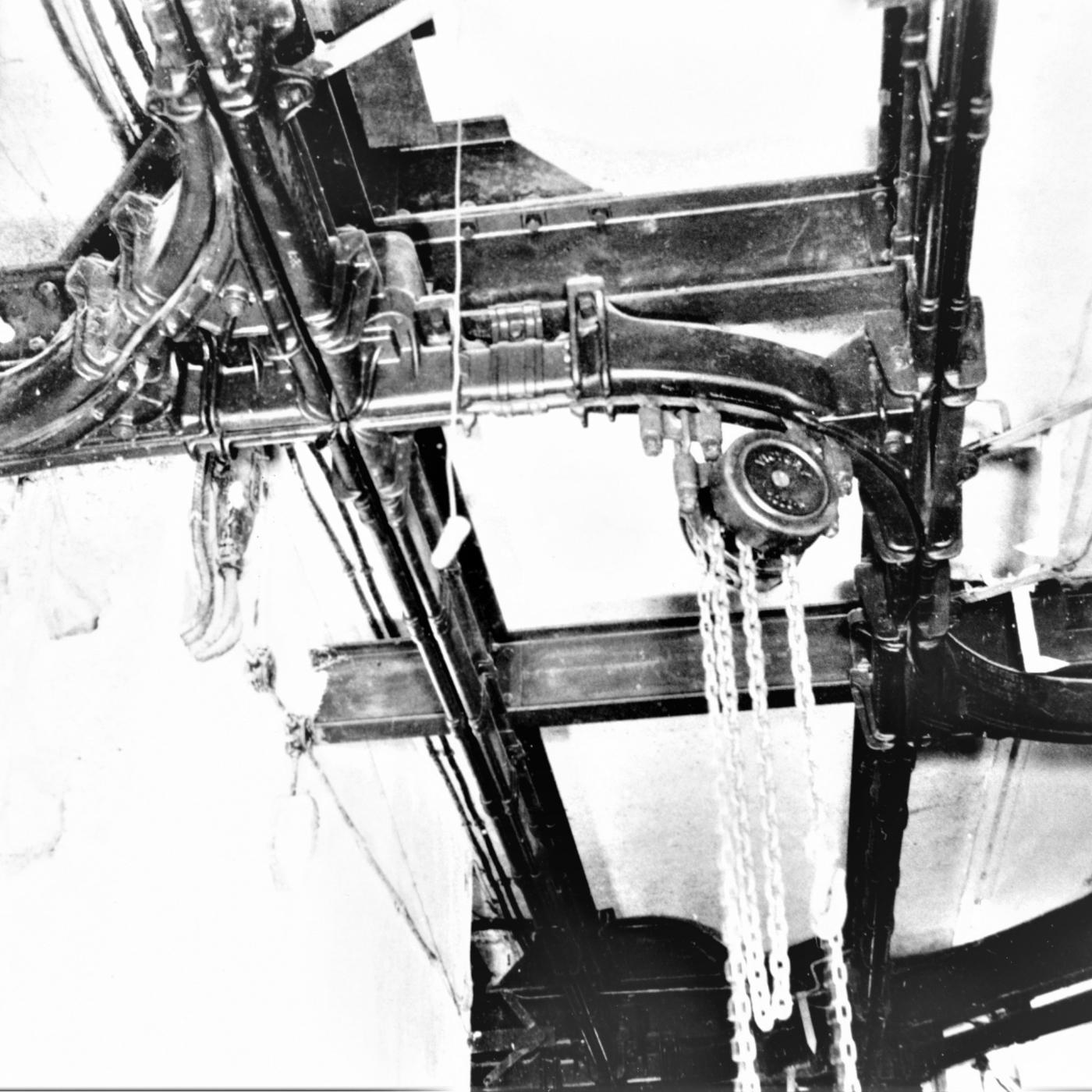 Ligne Maginot - FERMONT - A2 - (Ouvrage d'artillerie) - Bloc 4
Le monorail aérien Tourtelier pour le transport des munitions avec un palan Victory 1 tonne - Inconnu