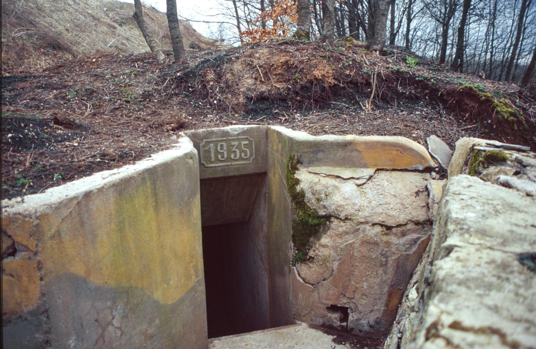 Ligne Maginot - AB7 - (Blockhaus pour canon) - Vers l'entrée - Frédéric Lisch