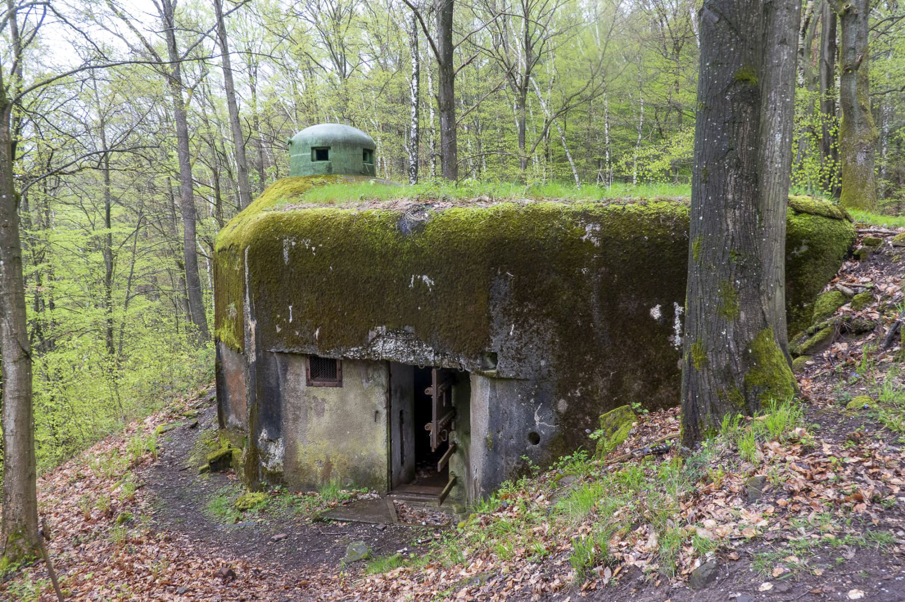 Ligne Maginot - GUNSTHAL COL OUEST - (Blockhaus pour arme infanterie) - Vue globale côté entrée - Michel Teiten