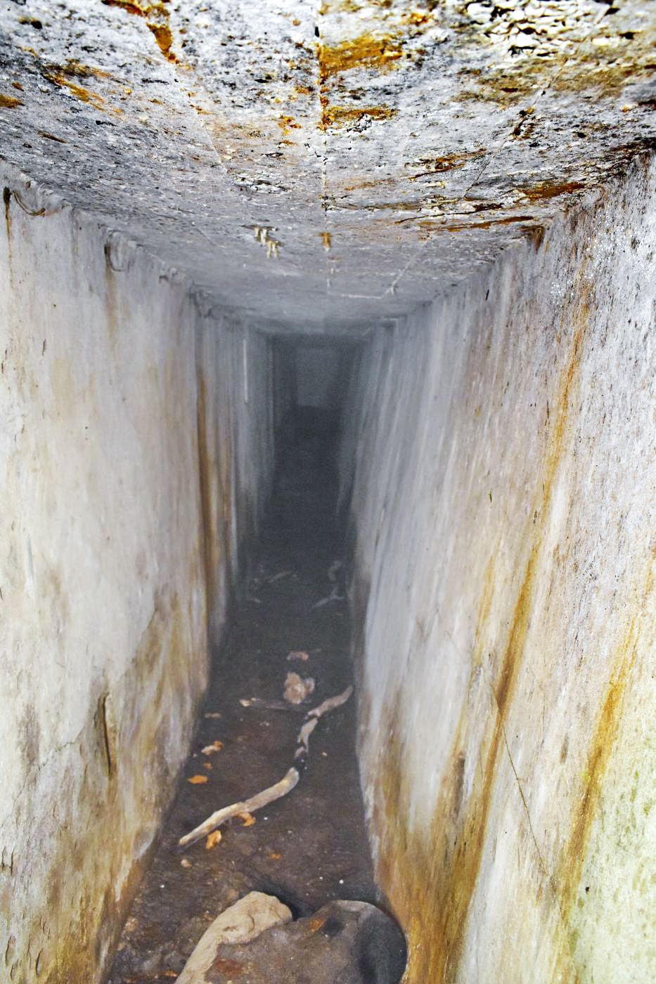 Ligne Maginot - MEMMELSHOFFEN (22° RIF) - (PC de Sous-Secteur) - Couloir reliant les trois entrées - Daniel Froehly