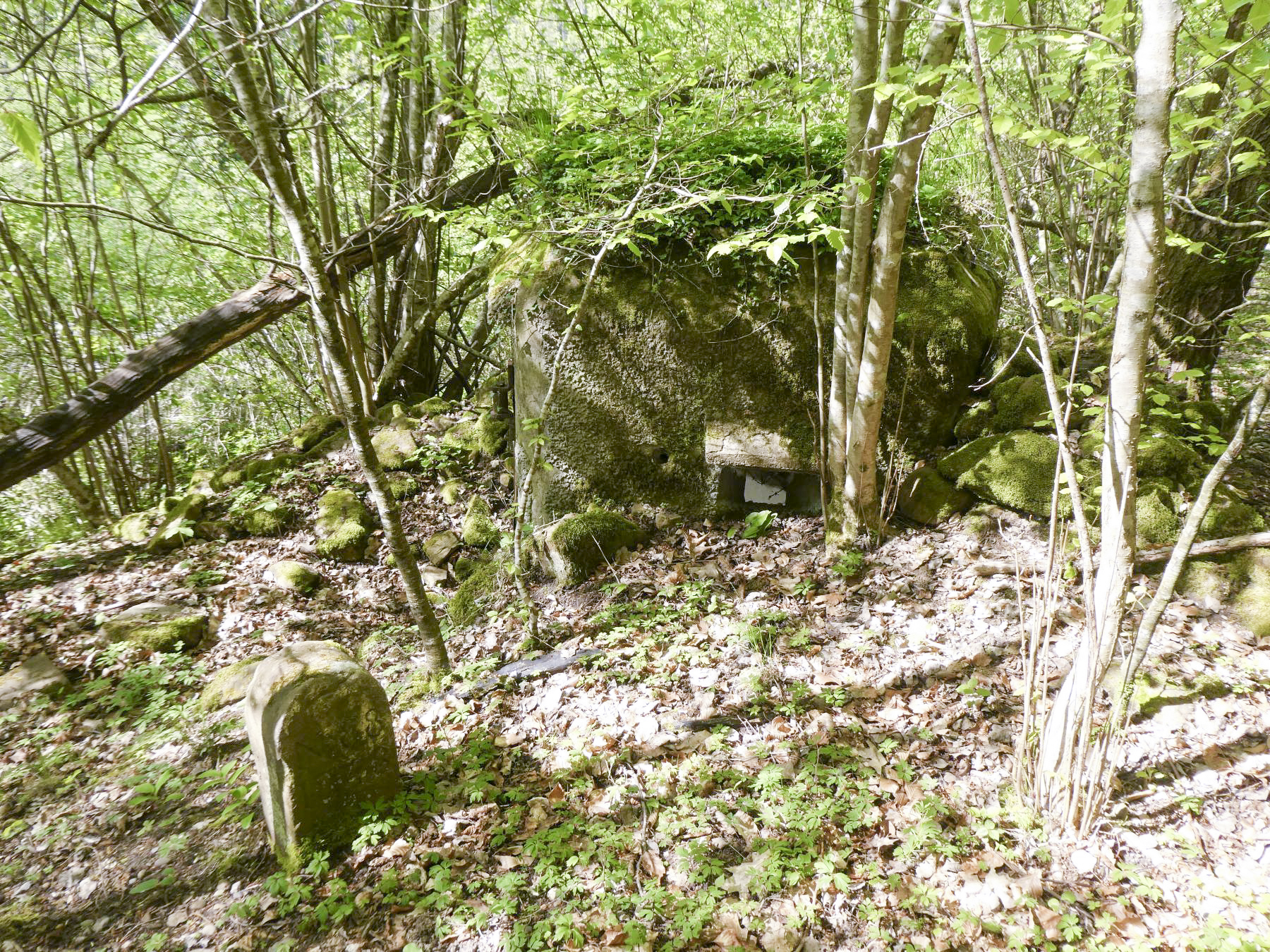 Ligne Maginot - FM10 - HIRTENMATT 2 - (Blockhaus pour arme infanterie) - Créneau latéral droit - ELLENA Daniel-CUNY Philippe