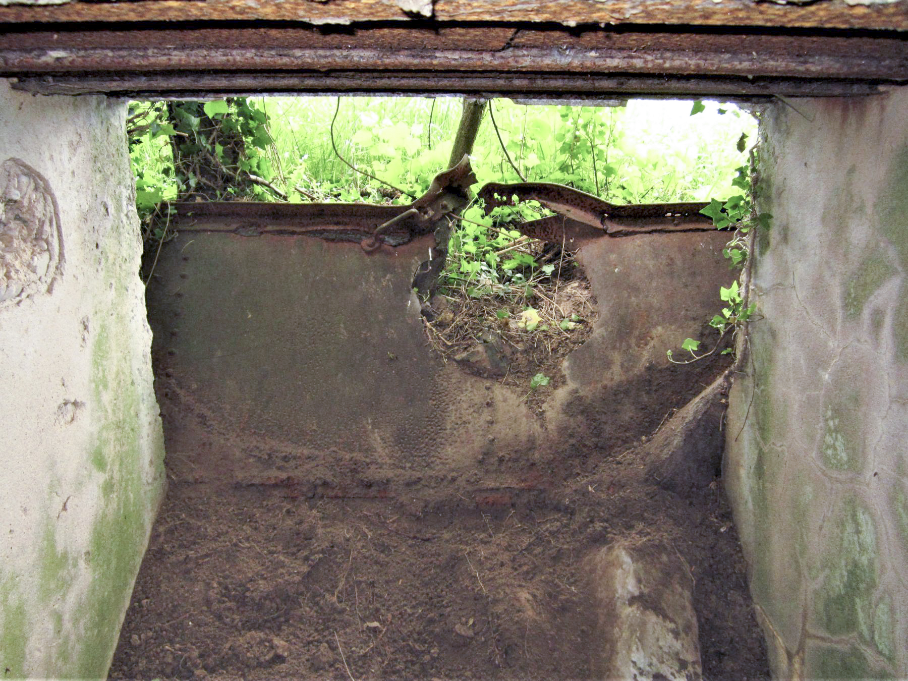 Ligne Maginot - BOIS DE HOFFEN 1 - (Blockhaus pour canon) - Porte étanche de l'entrée du personnel - Gregory Fuchs