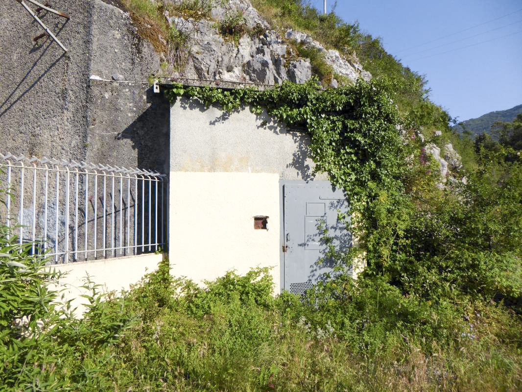 Ligne Maginot - CASTILLON (CN) - EO8 - (Ouvrage d'artillerie) - Le poste de transformation extérieur - ELLENA-CUNY