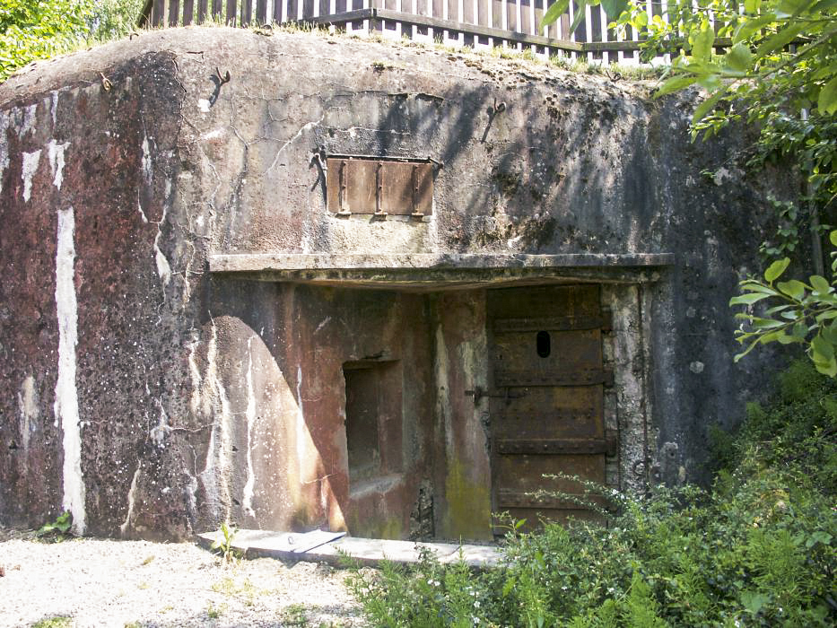 Ligne Maginot - 16/3 - KILSTETT - (Casemate d'infanterie - Double) - L'entrée avant le dégagement de la casemate - LAMBERT Pascal