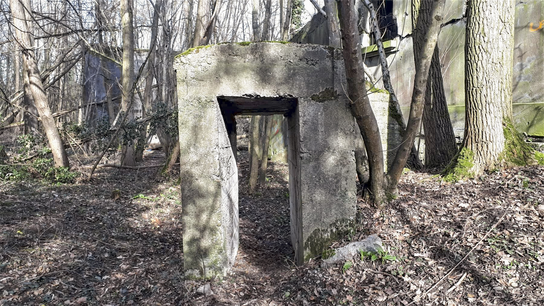 Ligne Maginot - SUNDHOUSE - (Stand de tir) - Un curieux bloc à coté de la casemate d'exercice - G.Fuchs