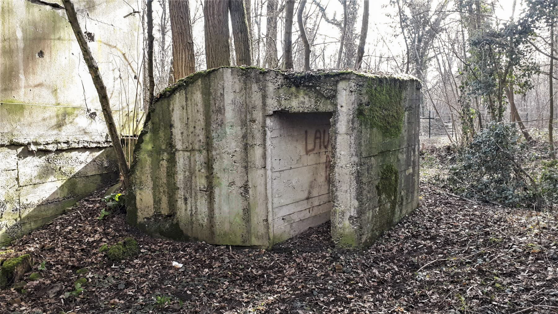 Ligne Maginot - SUNDHOUSE - (Stand de tir) - Un curieux bloc à coté de la casemate d'exercice - G.Fuchs