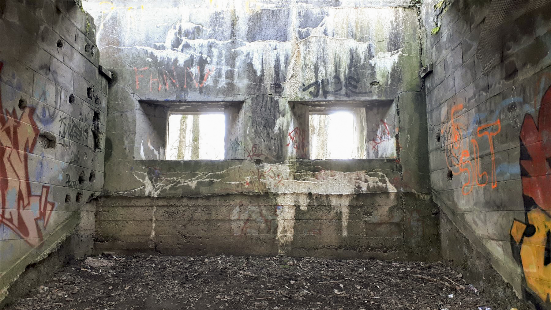 Ligne Maginot - SUNDHOUSE - (Stand de tir) - Créneaux du pas de tir - G.Fuchs