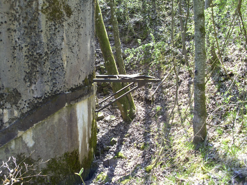Ligne Maginot - COUCOU - A20 - (Ouvrage d'infanterie) - Support de projecteur extérieur provisoire - Alain KRUPP