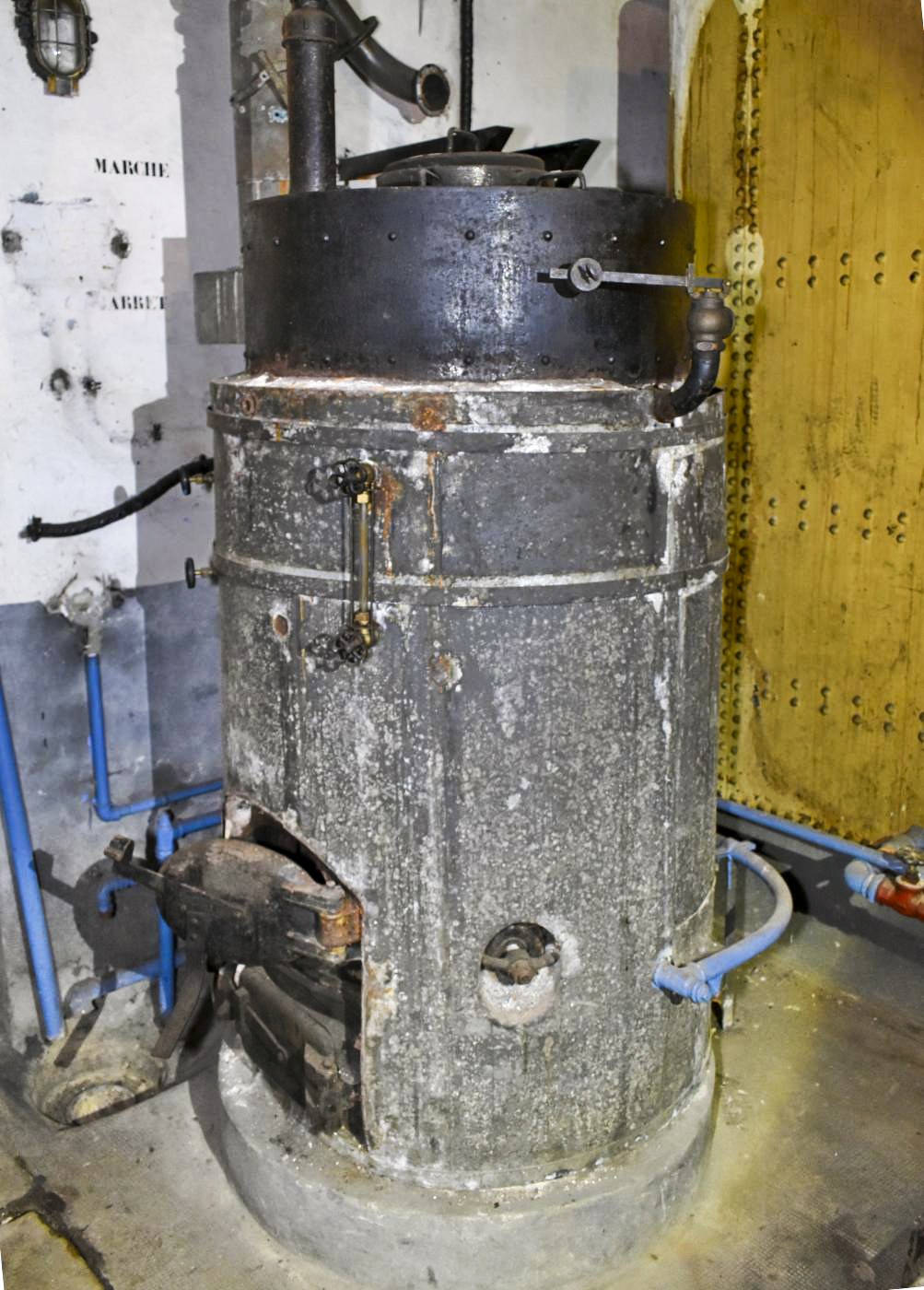 Ligne Maginot - HEIDENBUCKEL - (Abri) - Chaudière vapeur à charbon alimentant l'aérotherme destiné à tempérer les locaux - Daniel Froehly