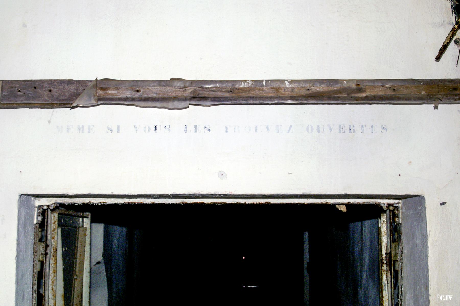 Ligne Maginot - RIMPLAS (RS) - (Ouvrage d'artillerie) - Entrée des hommes - Lia VERMEULEN