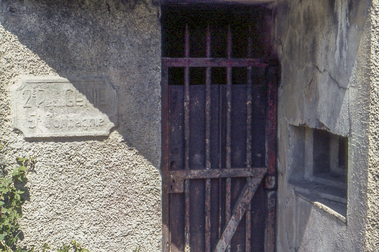 Ligne Maginot - ACA1 - TETING - (Casemate d'artillerie) - L'entrée du personnel - MANSUY Michel