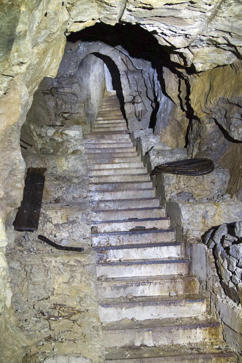 Ligne Maginot - AMODON - (Abri) - Escalier vers l'entrée Nord - Michel Teiten