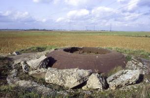 Ligne Maginot - MAUVAIS BOIS - A4 - (Ouvrage d'infanterie) - Bloc 3
Tourelle en ruine