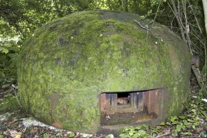 Ligne Maginot - BILLIG - A18 - (Ouvrage d'artillerie) - Entrée mixte 
Vue rapprochée de la deuxième cloche GFM