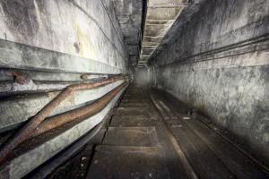 Ligne Maginot - BILLIG - A18 - (Ouvrage d'artillerie) - Entrée mixte
Le haut du plan incliné