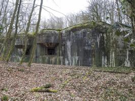 Ligne Maginot - BILLIG - A18 - (Ouvrage d'artillerie) - Bloc 5
La façade de tir du bloc
