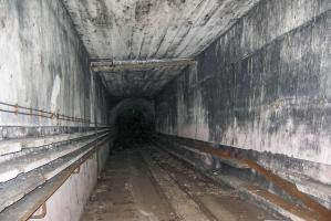 Ligne Maginot - MONT DES WELCHES - A21 - (Ouvrage d'artillerie) - Entrée munitions
Plan incliné descendant.