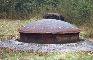 Ligne Maginot - MONT DES WELCHES - A21 - (Ouvrage d'artillerie) - Bloc 2
Tourelle de 75 et cloche GFM