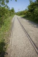 Ligne Maginot - VF60 - ANTENNE DE L'OUVRAGE DU KOBENBUSCH - (RESEAU - Voie 60 - Antenne ou rocade ferroviaire) - GARE DE TRANSBORDEMENT DE HETTANGE-GRANDE 
Vestiges encore visibles