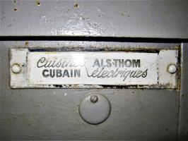 Ligne Maginot - FOUR A CHAUX - FAC - (Ouvrage d'artillerie) - Four électrique Als.Thom-Cubain
Plaque constructeur