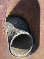 Ligne Maginot - METRICH - A17 - (Ouvrage d'artillerie) - Bloc 11
Embrasure d'un des deux lance-bombes de 135 de la tourelle