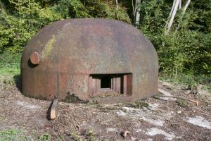 Ligne Maginot - KOBENBUSCH  - A13 - (Ouvrage d'artillerie) - Entrée des hommes
Cloche GFM
