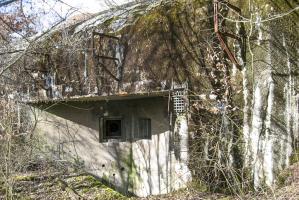 Ligne Maginot - KOBENBUSCH  - A13 - (Ouvrage d'artillerie) - Bloc 2
Façade du bloc et ses créneaux de tir