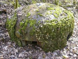 Ligne Maginot - KOBENBUSCH  - A13 - (Ouvrage d'artillerie) - Bloc 5
Cloche GFM - Noter le camouflage