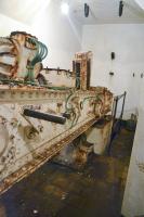 Ligne Maginot - GALGENBERG - A15 - (Ouvrage d'artillerie) - Bloc 3
Tourelle de mitrailleuses, 
Le balancier de la tourelle et le contrepoids en bout de ce dernier