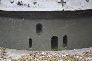 Ligne Maginot - GALGENBERG - A15 - (Ouvrage d'artillerie) - Bloc 3
Embrasures de la tourelle mitrailleuse