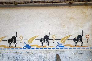 Ligne Maginot - GALGENBERG - A15 - (Ouvrage d'artillerie) - Bloc 5
Peinture murale du PC