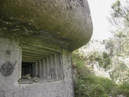 Ligne Maginot - COL DES BANQUETTES (EO7) - (Abri actif) - Bloc 3
Le créneau flanquant Garuche, col du Verroux et Siricoca