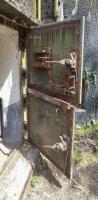 Ligne Maginot - HOCHWALD C3 - (Casemate d'infanterie - Double) - La porte blindée a deux battants 