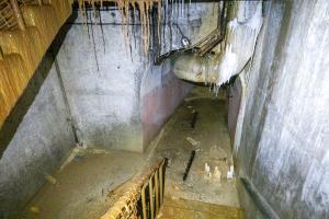Ligne Maginot - ROTHERBERG - X30 (QUARTIER FREISTROFF - II/162°RIF) - (Abri) - Bloc Nord
Pied de la cage d'escalier 