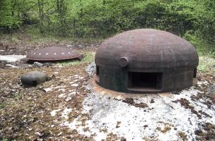 Ligne Maginot - BILLIG - A18 - (Ouvrage d'artillerie) - Bloc 6
La tourelle et le cloche GFM