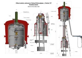 Ligne Maginot - Cloche à Vision Périscopique (VP) - Vue 3D de la cloche VP