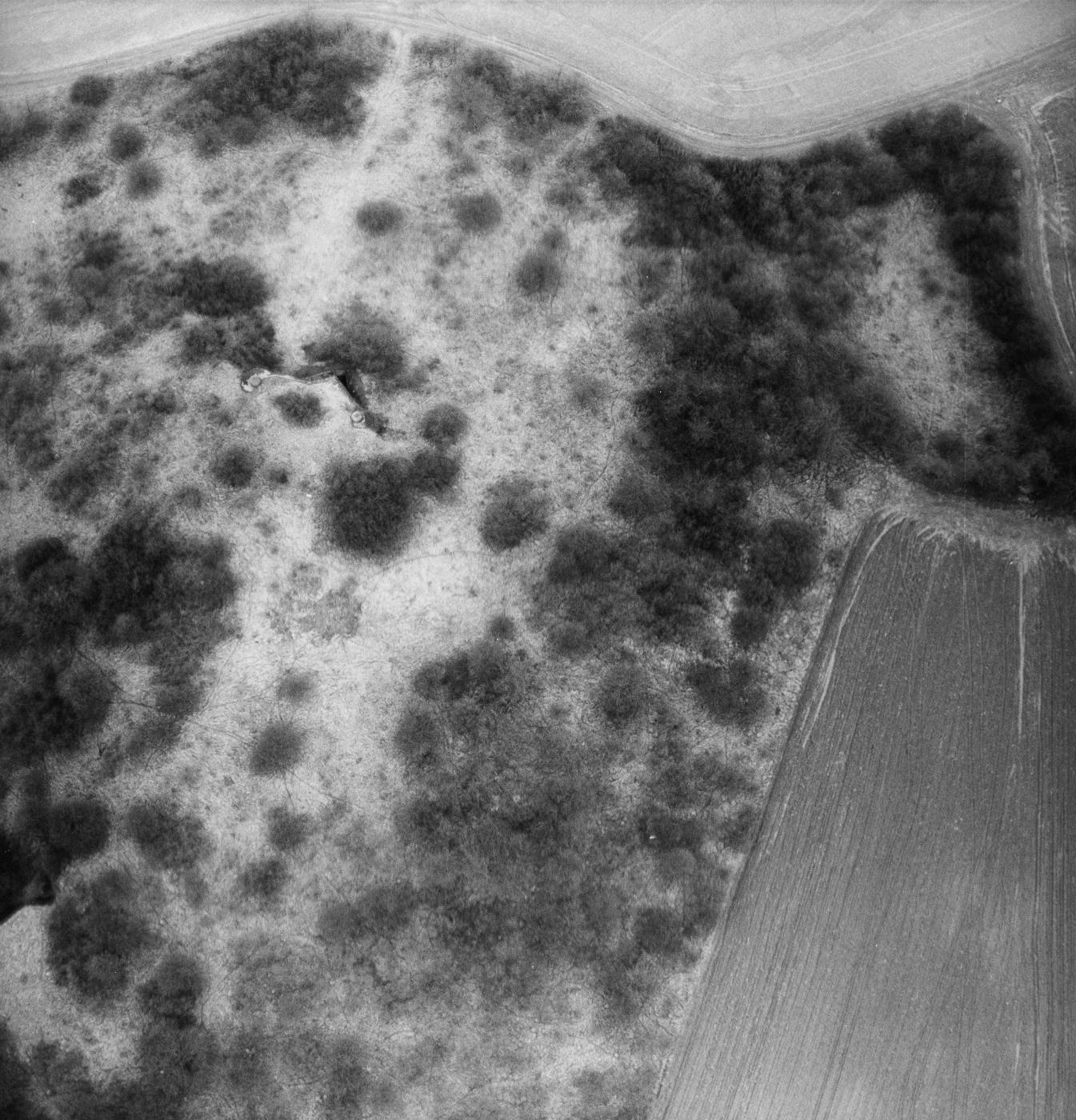 Ligne Maginot - ESCHERANGE OUEST - C37 - (Casemate d'infanterie - Simple) - Photo aérienne de la casemate en 1997 - Inconnu