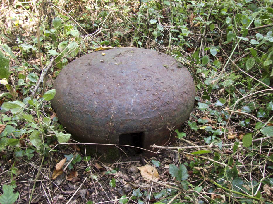 Ligne Maginot - BILLIG - A18 - (Ouvrage d'artillerie) - Bloc 7
Champignon blindé de prise d'air  - Schnoupf