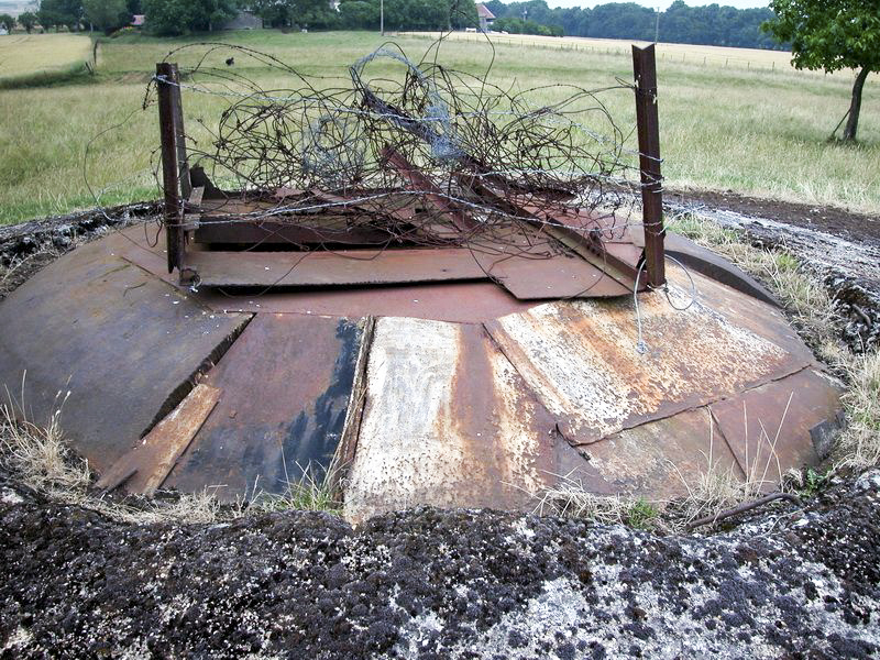 Ligne Maginot - FERME CHAPPY - A1 - (Ouvrage d'infanterie) - Bloc 2
La tourelle de mitrailleuses feraillée - HUYGEN Georges