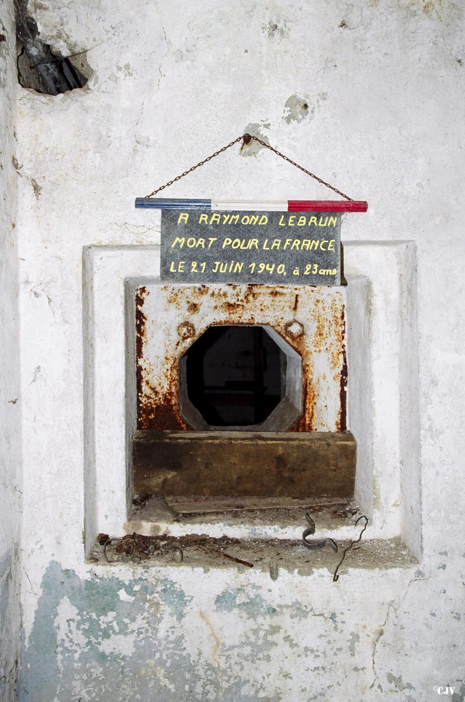 Ligne Maginot - FERME CHAPPY - A1 - (Ouvrage d'infanterie) - Bloc 1 - Lia VERMEULEN