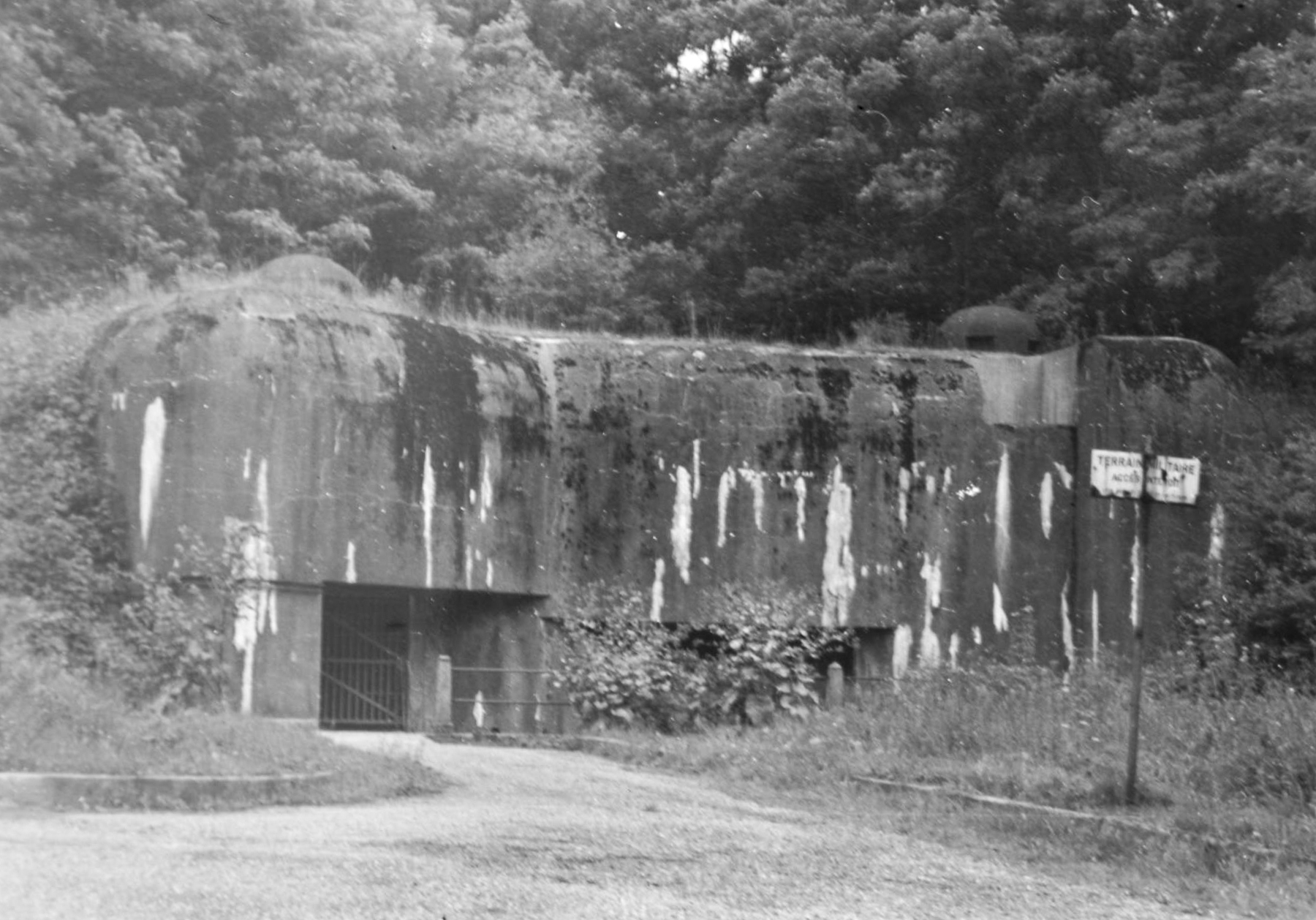 Ligne Maginot - KOBENBUSCH  - A13 - (Ouvrage d'artillerie) - Entrée des hommes
1962 - EA Maisondbe