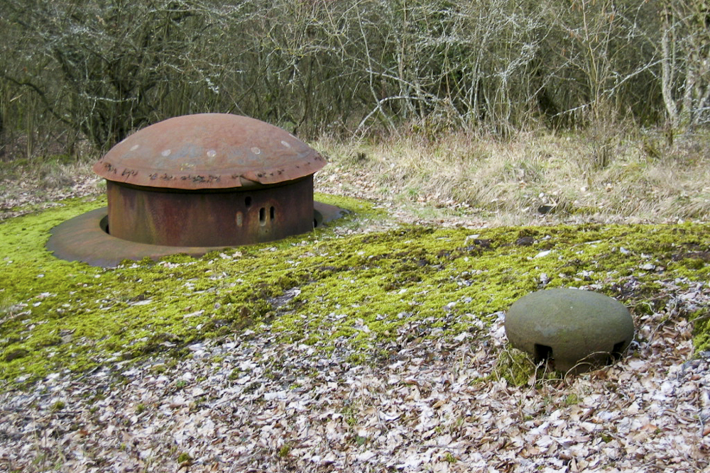 Ligne Maginot - KOBENBUSCH  - A13 - (Ouvrage d'artillerie) - Bloc 1
Tourelle mitrailleuse et cloche de prise d'air - Michel Teiten