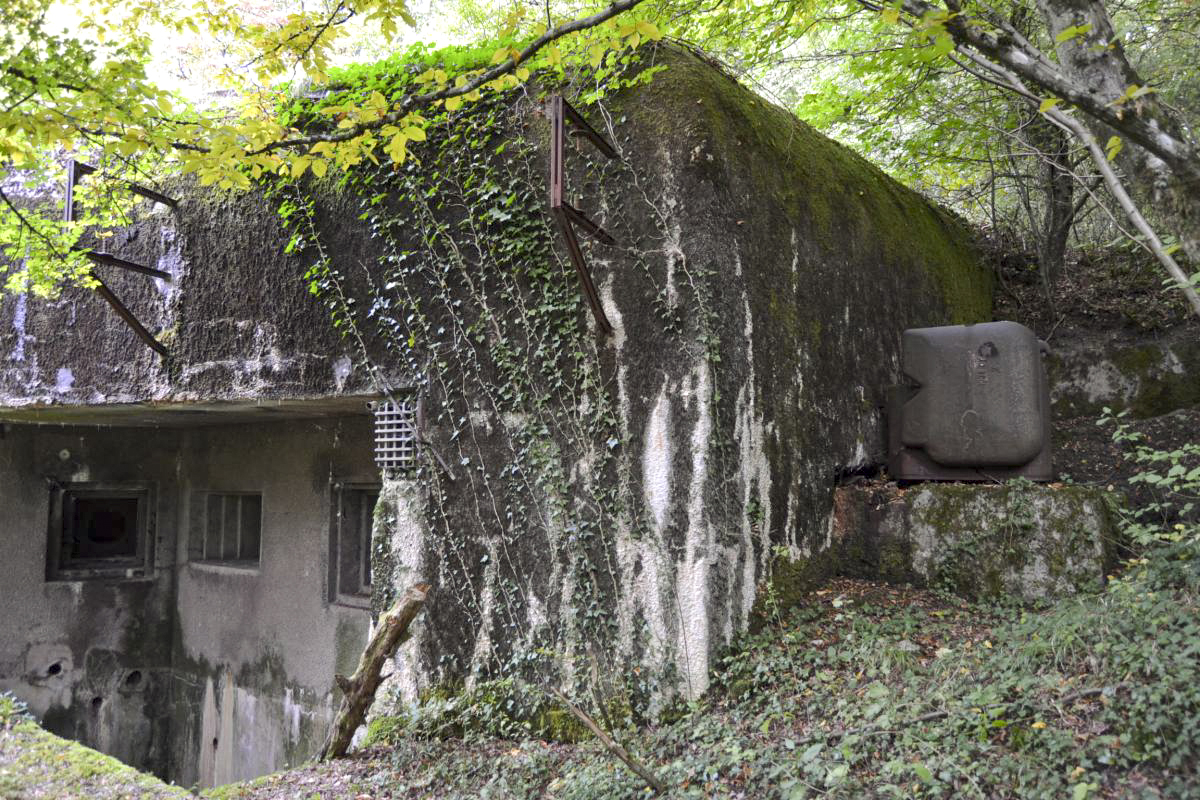 Ligne Maginot - KOBENBUSCH  - A13 - (Ouvrage d'artillerie) - Bloc 2
Façade du bloc - Jules Mathieu