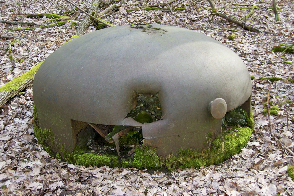 Ligne Maginot - KOBENBUSCH  - A13 - (Ouvrage d'artillerie) - Près du bloc 1
Fausse cloche GFM - Michel Teiten