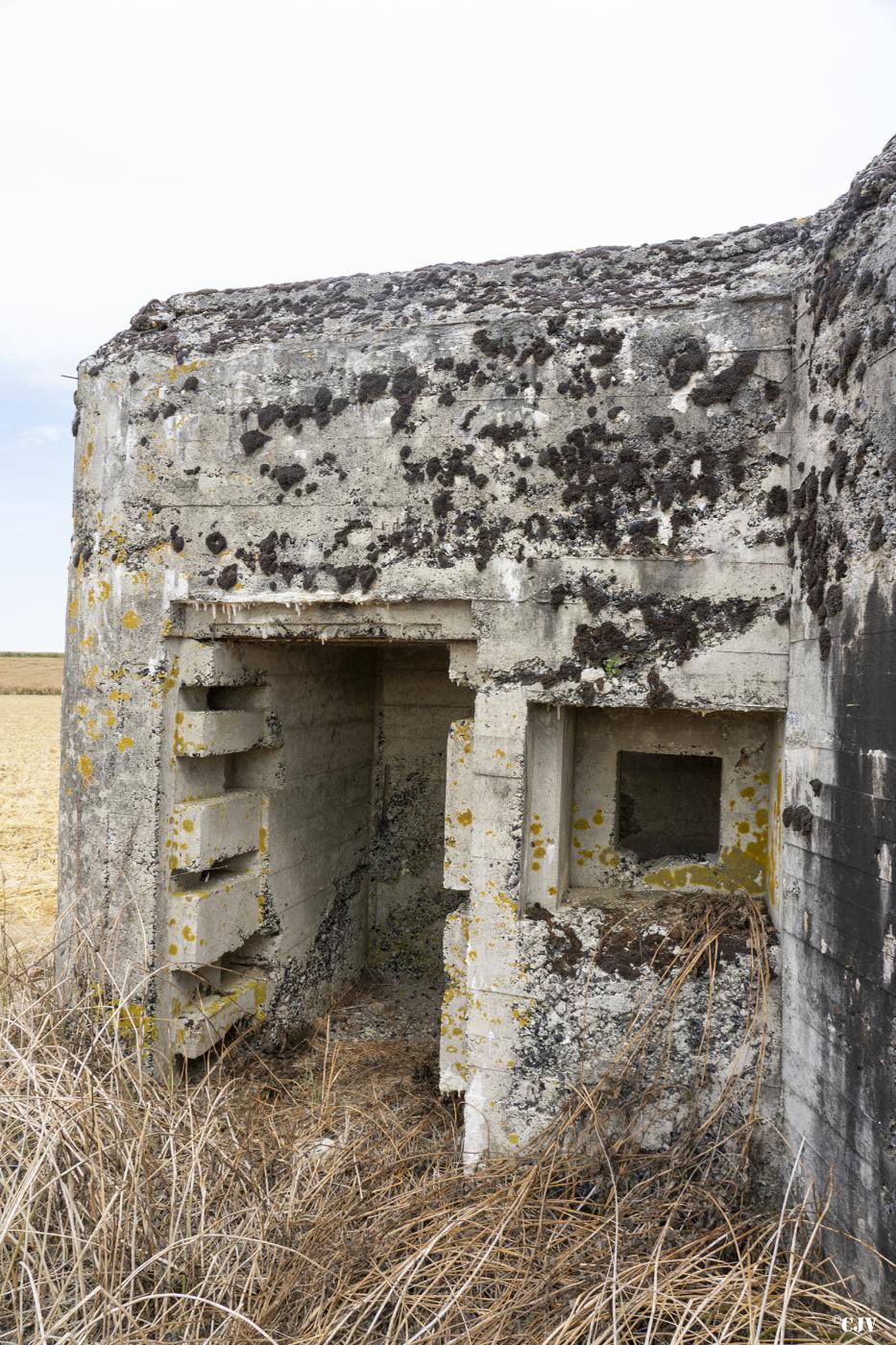 Ligne Maginot - A49 - GLYCINE - (Blockhaus lourd type STG / STG-FCR - Double) - L'entrée des hommes - Lia VERMEULEN