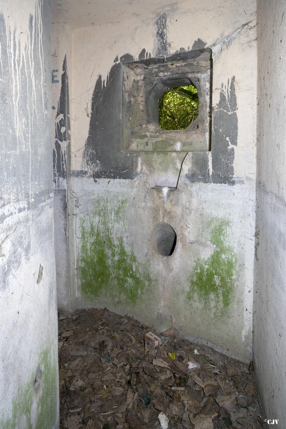 Ligne Maginot - B483 - CALVAIRE SAINT DRUON - (Blockhaus pour canon) - Créneau à l'entrée des hommes - Lia VERMEULEN