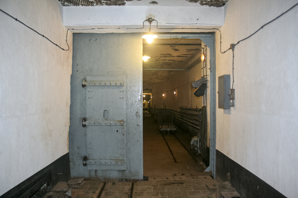 Ligne Maginot - GALGENBERG - A15 - (Ouvrage d'artillerie) - Entrée munitions
Porte blindée