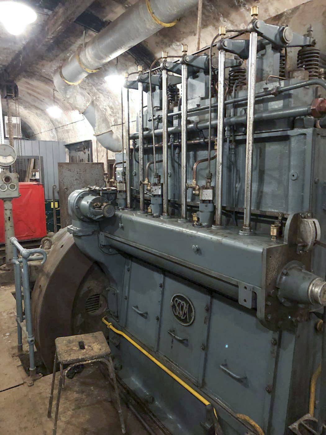Ligne Maginot - GALGENBERG - A15 - (Ouvrage d'artillerie) - Usine électrique
Moteur n°4 - Erwan FICHET